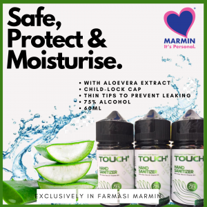 TOUCH+ HAND SANITIZER 60ML - MARMIN